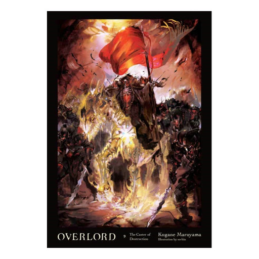 Overlord Light Novel Volume 09 The Caster of Destruction Book Front Cover