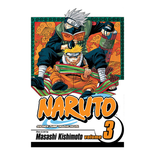 Naruto Volume 03 Manga Book Front Cover