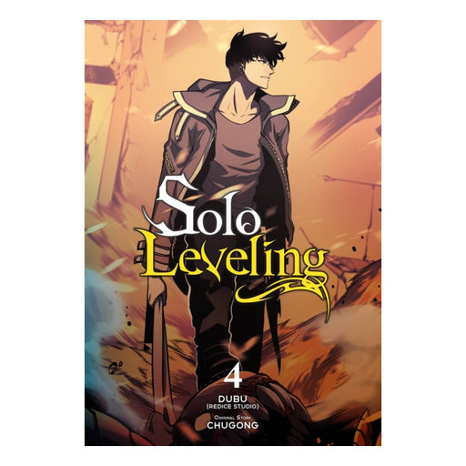 Solo Leveling vol 4 Manga Book front cover