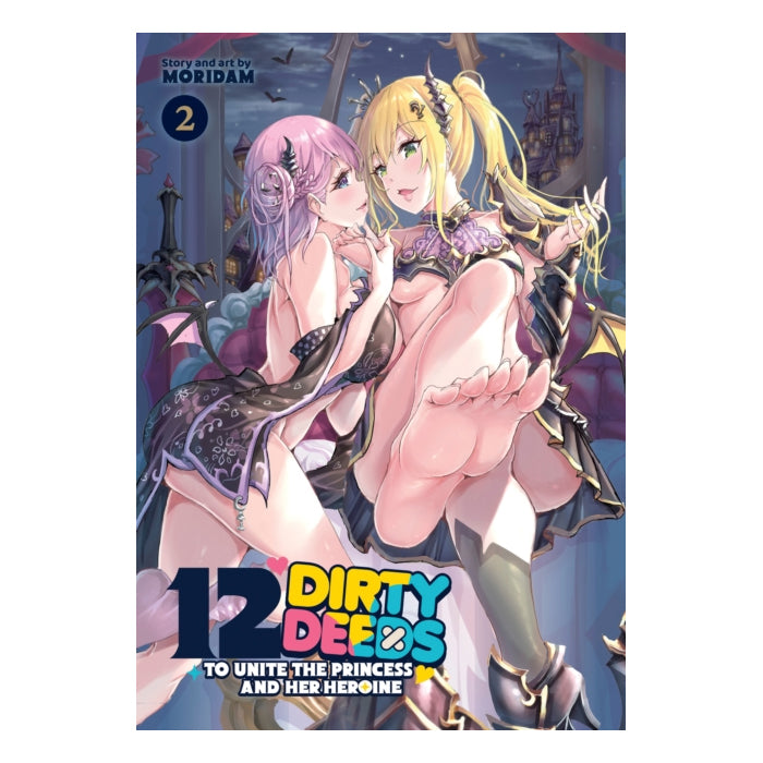 12 Dirty Deeds to Unite the Princess and Her Heroine Volume 02 Manga Book Front Cover
