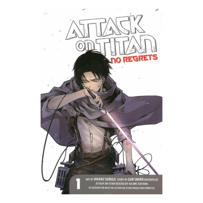 Attack On Titan No Regrets Volume 01 Manga Book Front Cover