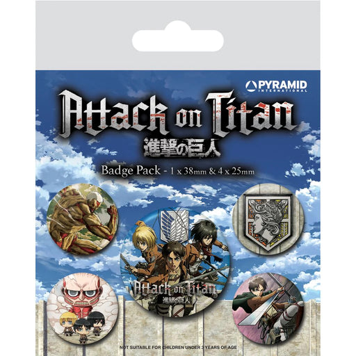 Attack On Titan S3 (The Other Side Of The Wall) Badge Pack