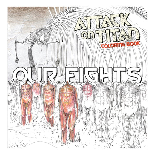 Attack on Titan Coloring Book 2 Our Fights Front Cover