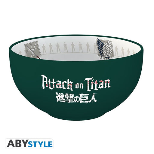 Attack on Titan Emblems S3 Stoneware Bowl