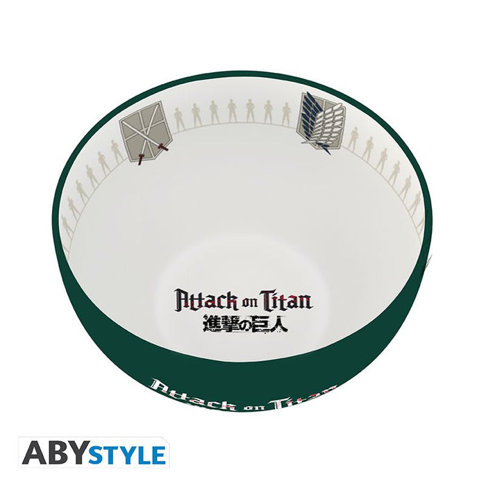 Attack on Titan Emblems S3 Stoneware Bowl