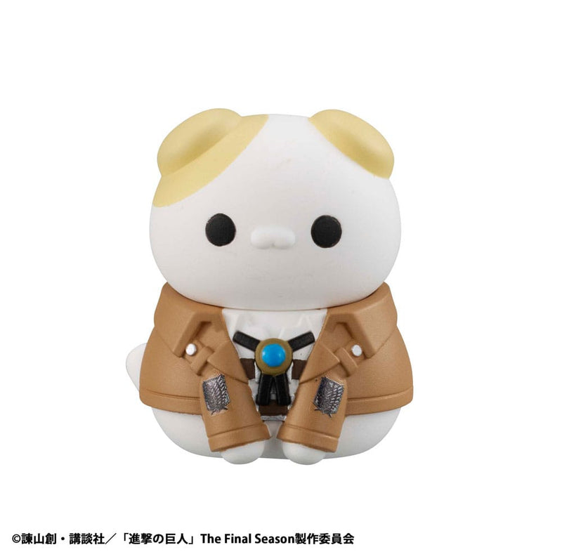 Attack on Titan Mega Cat Project Attack on Tinyan Trading Figures Gathering Scout Regiment danyan! Blind Box Figure image 7