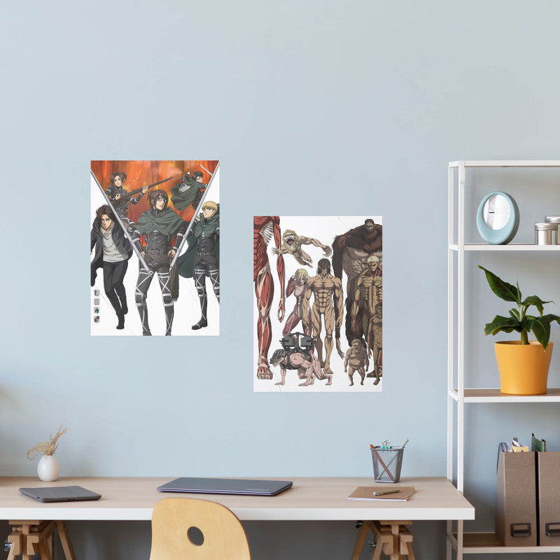 Attack on Titan Mini Poster Set Image 6