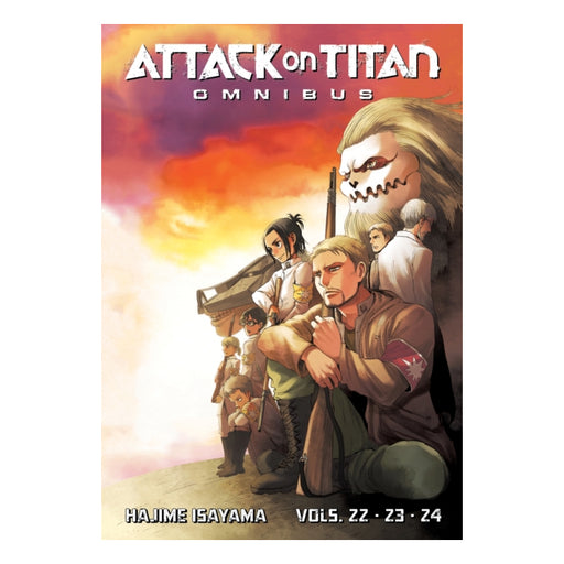 Attack on Titan Omnibus 08 (Volumes 22-24) Manga Book Front Cover