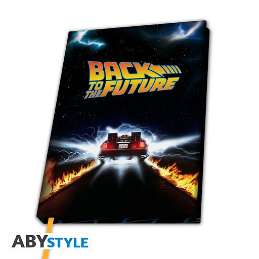 Back to the Future A5 Notebook DeLorean Time Machine image 1