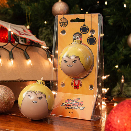 Bauble Heads Street Fighter ‘Ken’ Christmas Decoration image 1