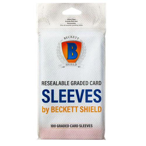 Beckett Shield - Resealable Graded Card Sleeves 100 Pack (1)