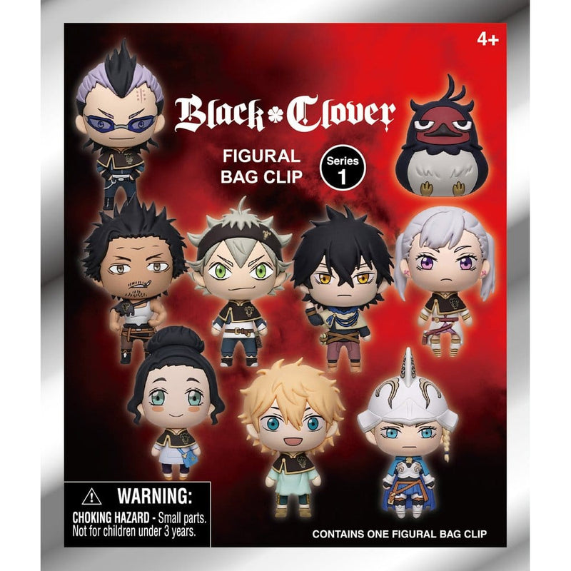 Black Clover 3D Foam Bag Clips Series 1 image 1