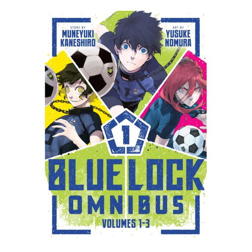 Blue Lock Omnibus Volume 01 Manga Book Front Cover