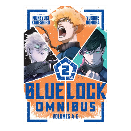 Blue Lock Omnibus Volume 02 Manga Book Front Cover