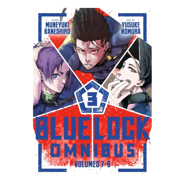 Blue Lock Omnibus Volume 03 Manga Book Front Cover