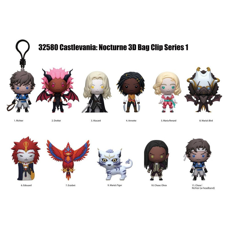 Castlevania Nocturne 3D Foam Bag Clips Series 1 image 2