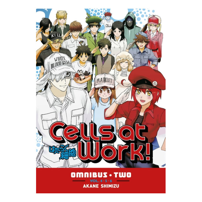Cells at Work! Omnibus Volume 02 Manga Book Front Cover