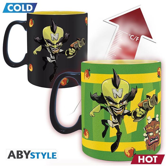 Crash Bandicoot Kingsize Heat Change Mug Nitro Box image 2