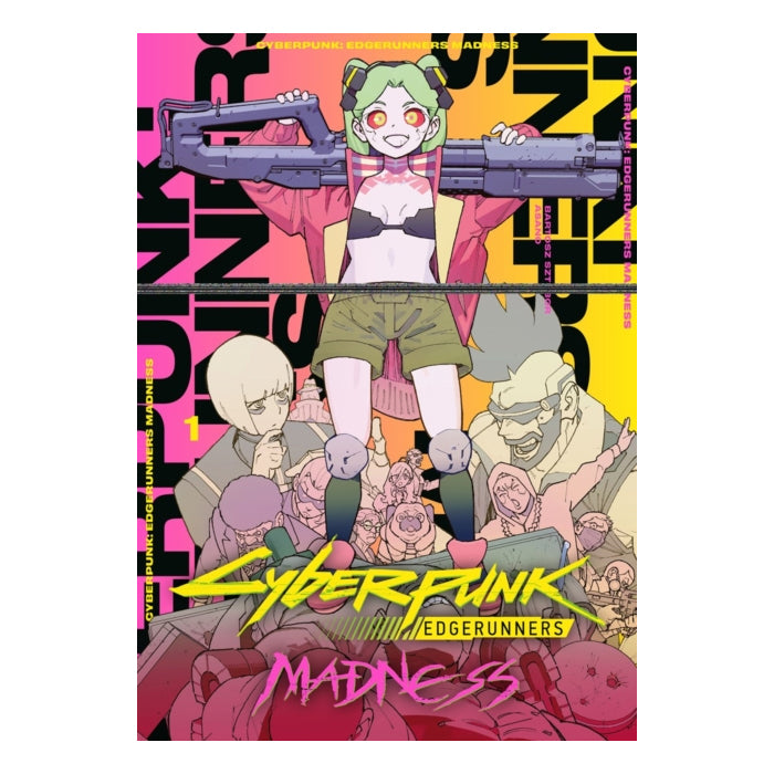 Cyberpunk Edgerunners MADNESS Volume 1 Manga Book Front Cover