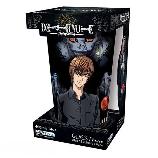 Death Note Light & Misa 400ml Glass image 1