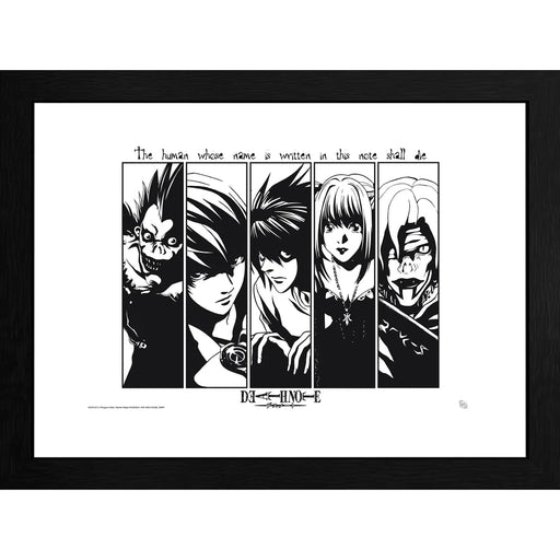 Death Note Usual Suspects 30 x 40cm Framed Collector Print