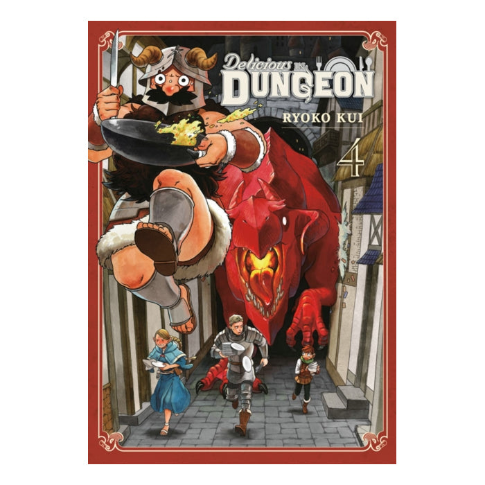 Delicious in Dungeon Volume 04 Manga Book Front Cover