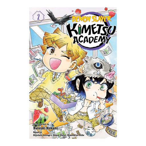 Demon Slayer Kimetsu Academy Volume 02 Manga Book Front Cover