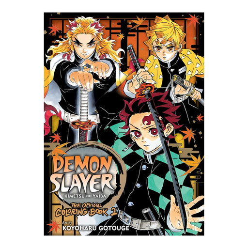 Demon Slayer Kimetsu no Yaiba The Official Coloring Book 2 Front Cover