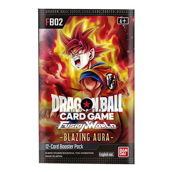 Dragon Ball Super CG Fusion World Booster Pack FB02 Blazing Aura