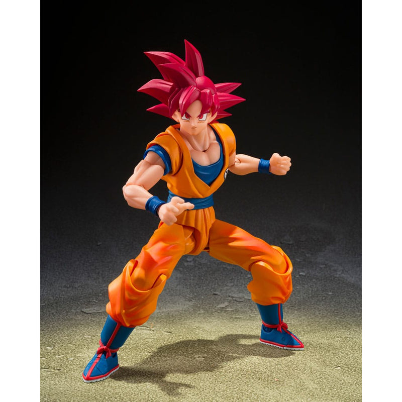 Dragon Ball Super S.H.Figuarts Super Saiyan God Goku (God Aura) Action Figure image 1