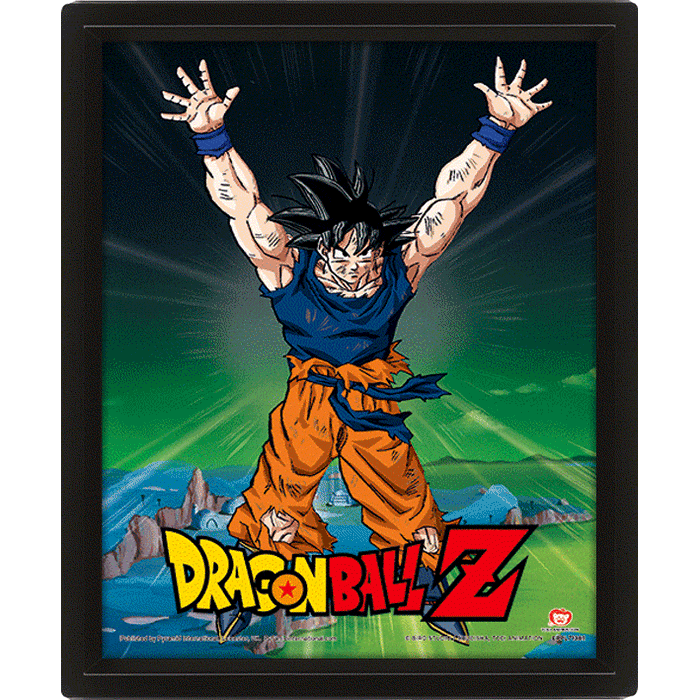 Dragon Ball Z (Super Saiyan Transformation) Framed 3D Lenticular Poster
