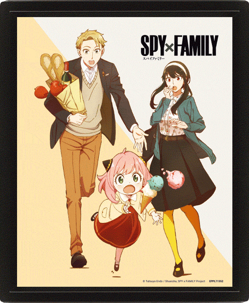 Spy x Family 3D Framed Lenticular Poster