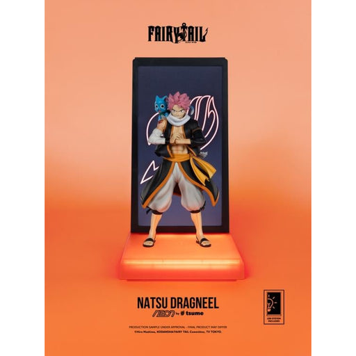 Fairy Tail NEON Natsu Dragneel Lighted Display Figure image 1