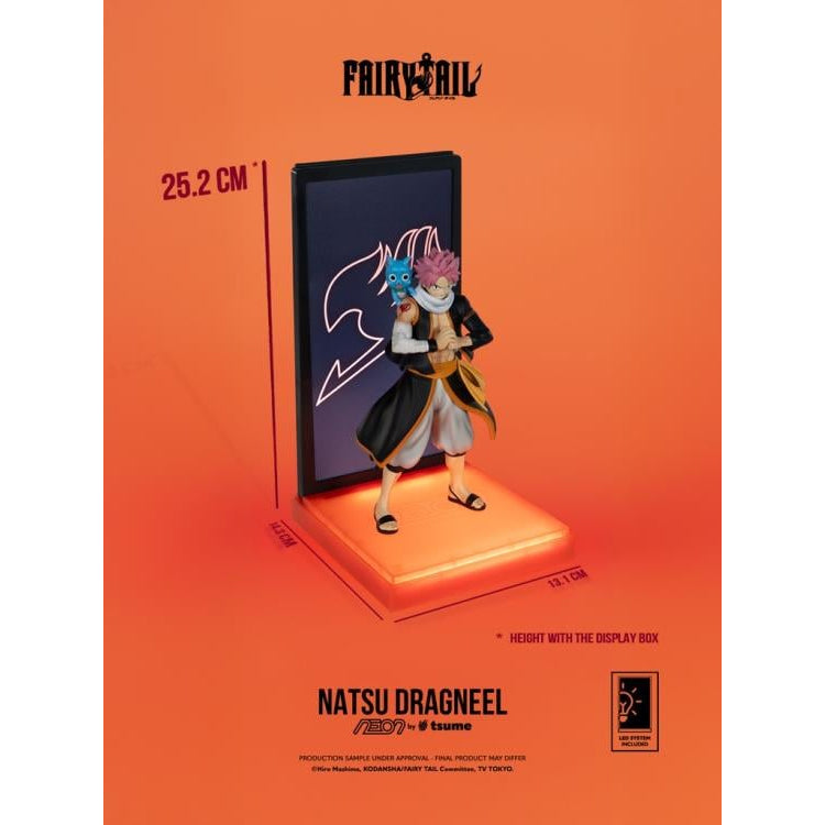 Fairy Tail NEON Natsu Dragneel Lighted Display Figure image 4