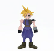 Final Fantasy VII Cloud Strife Polygon Soft Vinyl Figure image 1