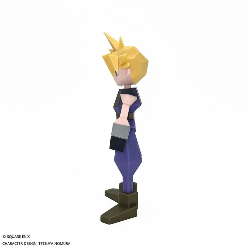 Final Fantasy VII Cloud Strife Polygon Soft Vinyl Figure image 2