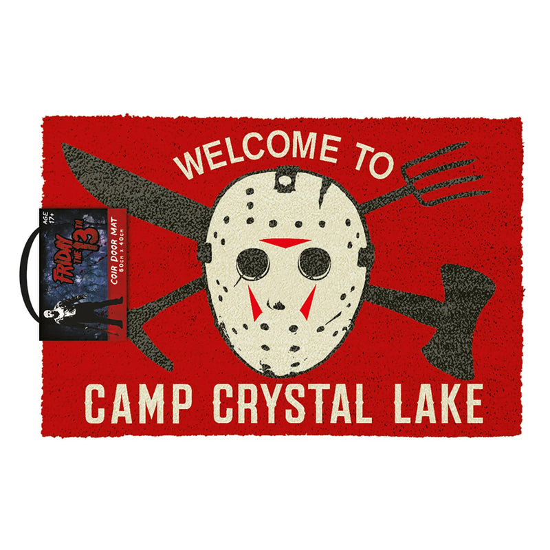 Friday the 13th (Camp Crystal) 60 x 40cm Coir Doormat
