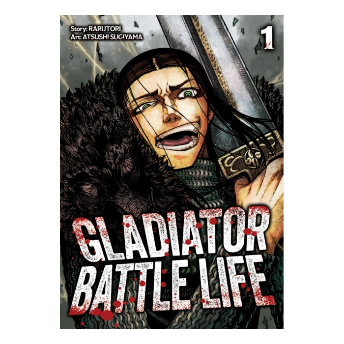 Gladiator Battle Life Volume 01 Manga Book Front Cover