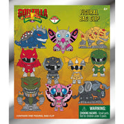 Godzilla vs. Power Rangers 3D PVC Bag Clips image 1