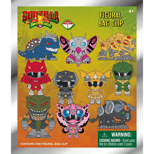 Godzilla vs. Power Rangers 3D PVC Bag Clips image 1