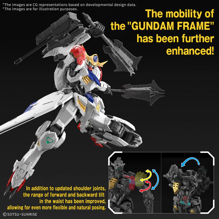 Gundam Barbatos Lupus MG 1 100 Gunpla Kit  image 4
