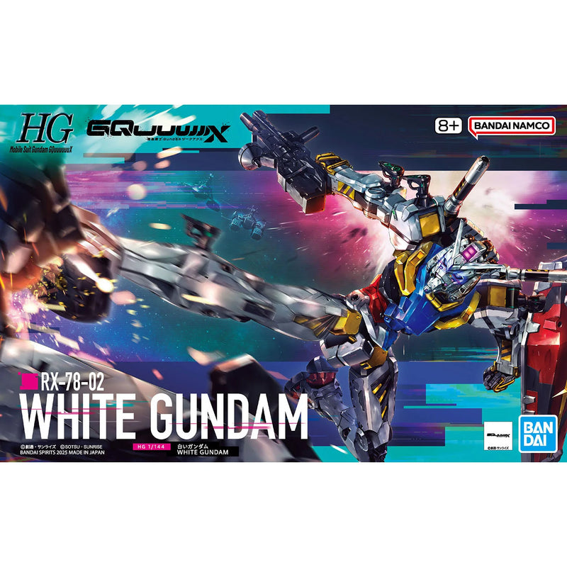 Gundam GQuuuuuuX RX-78-02 White Gundam HG 1 144 Gunpla Kit image 1