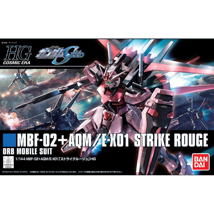 Gundam MBF-02+AQM E-X01 Strike Rouge HG 1 144 Gunpla Kit image 1