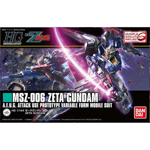 Gundam MSZ-006 Zeta HG 1 144 Gunpla Kit image 1