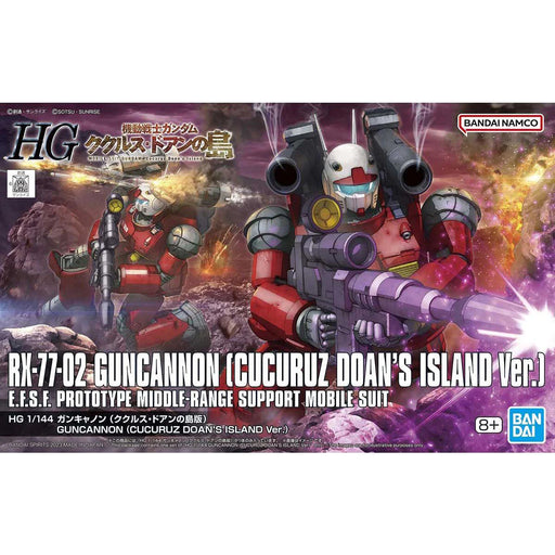 Gundam RX-77-02 HG 1 144 Guncannon (Cucuruz Doan's Island Ver.) Gunpla Kit image 1