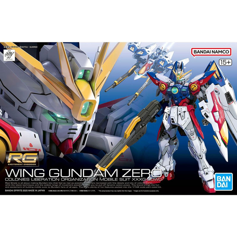 Gundam Wing Zero RG 1 144 Gunpla Kit image 1