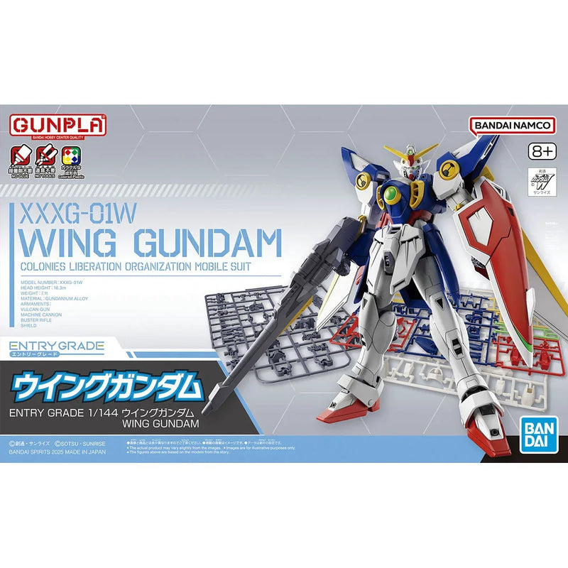 Gundam XXXG-01W Wing EG Entry Grade 1 144 Gunpla Kit image 1
