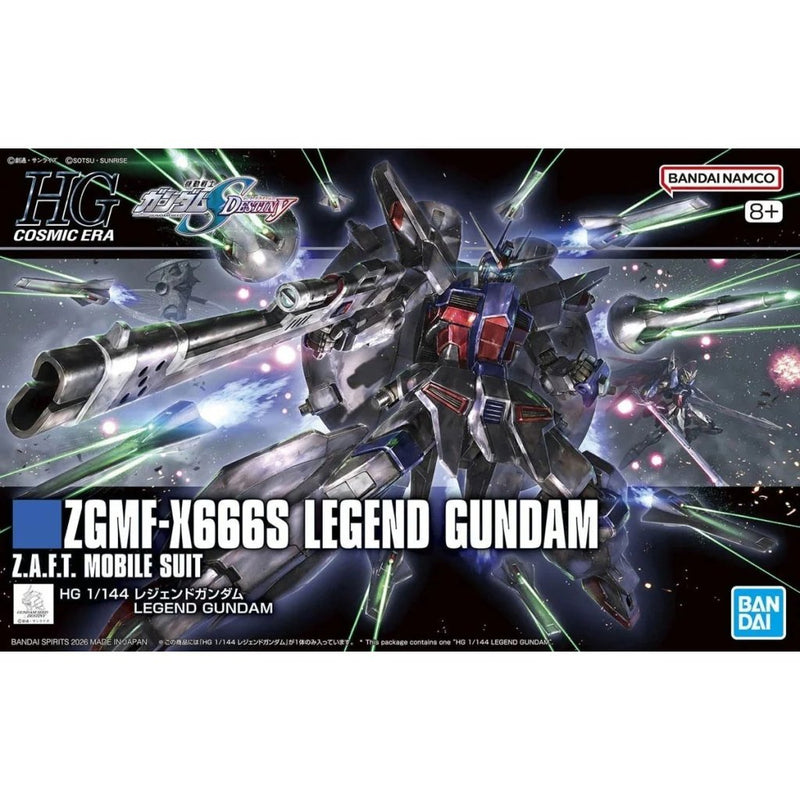 Gundam ZGMF-X666S Legend HG 1 144 Gunpla Kit image 0