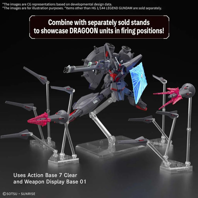 Gundam ZGMF-X666S Legend HG 1 144 Gunpla Kit image 4