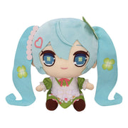 Hatsune Miku Kyurumaru Big Plush Figure Clover Ver. image 1